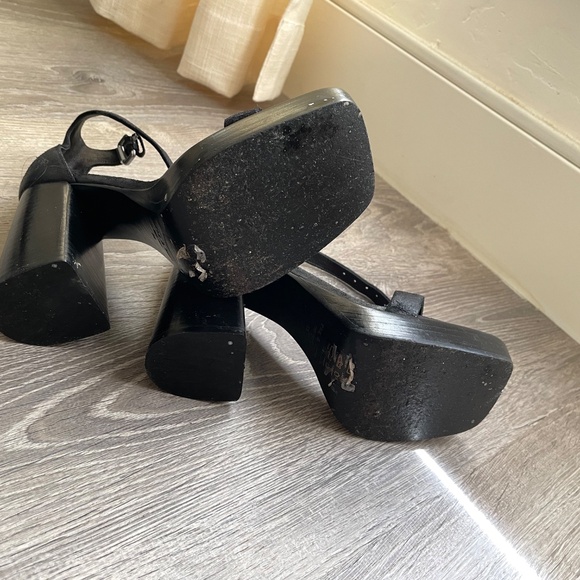 Rag & Bone Matrix Suede Ankle-Strap Platform Sandals Size 6 - Picture 7 of 7